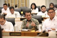 Menteri Pertanian (Mentan) Andi Amran Sulaiman dalam rapat di Gedung DPR. (Dok. Kementan)

