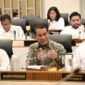 Menteri Pertanian (Mentan) Andi Amran Sulaiman dalam rapat di Gedung DPR. (Dok. Kementan)

