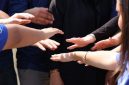 Gambar ini menunjukkan sekelompok orang dari berbagai latar belakang yang saling berinteraksi, melambangkan prinsip keanggotaan terbuka dan sukarela dalam koperasi. Mereka terlihat berkolaborasi dan berbagi ide, mencerminkan semangat gotong royong yang menjadi inti dari gerakan koperasi global.